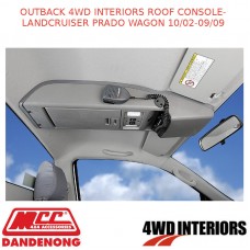 OUTBACK 4WD INTERIORS ROOF CONSOLE-LANDCRUISER PRADO WAGON 10/02-09/09